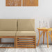 Canapea Medie pentru Exterior Lemn Solid de Acacia natural - WALTI WALTI