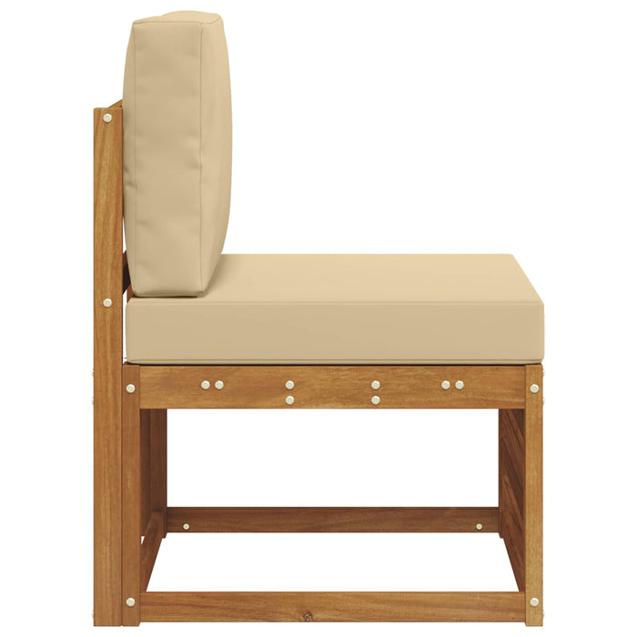 Canapea Medie pentru Exterior Lemn Solid de Acacia natural - WALTI WALTI