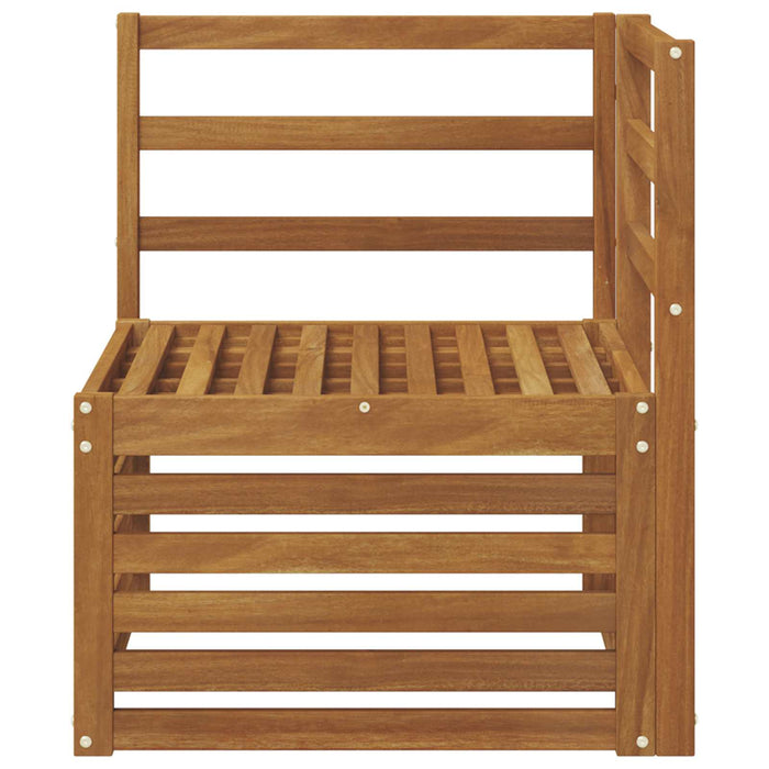 Sofa Colțar pentru Exterior Lemn Solid de Acacia natural - WALTI WALTI