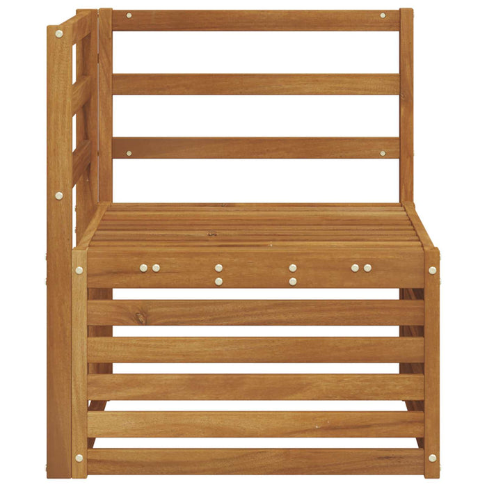 Sofa Colțar pentru Exterior Lemn Solid de Acacia natural - WALTI WALTI