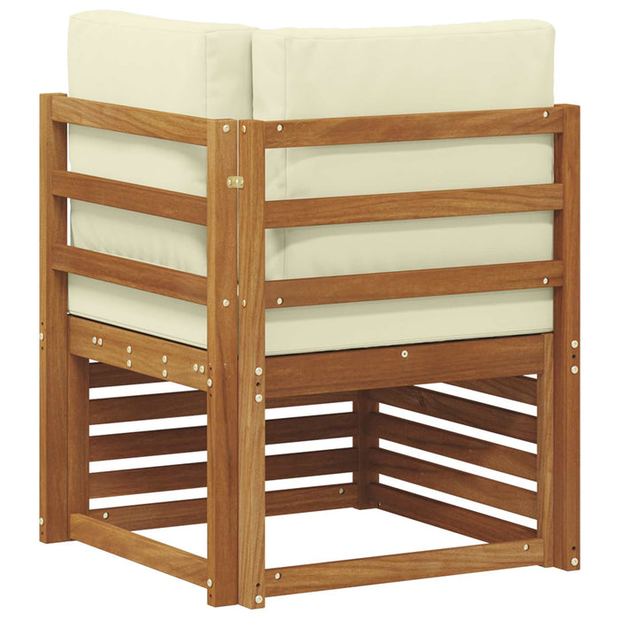 Sofa Colțar pentru Exterior Lemn Solid de Acacia natural - WALTI WALTI