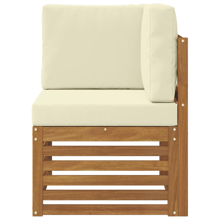 Sofa Colțar pentru Exterior Lemn Solid de Acacia natural - WALTI WALTI