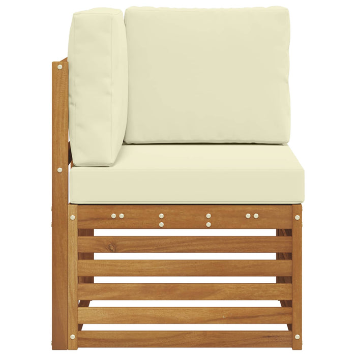 Sofa Colțar pentru Exterior Lemn Solid de Acacia natural - WALTI WALTI