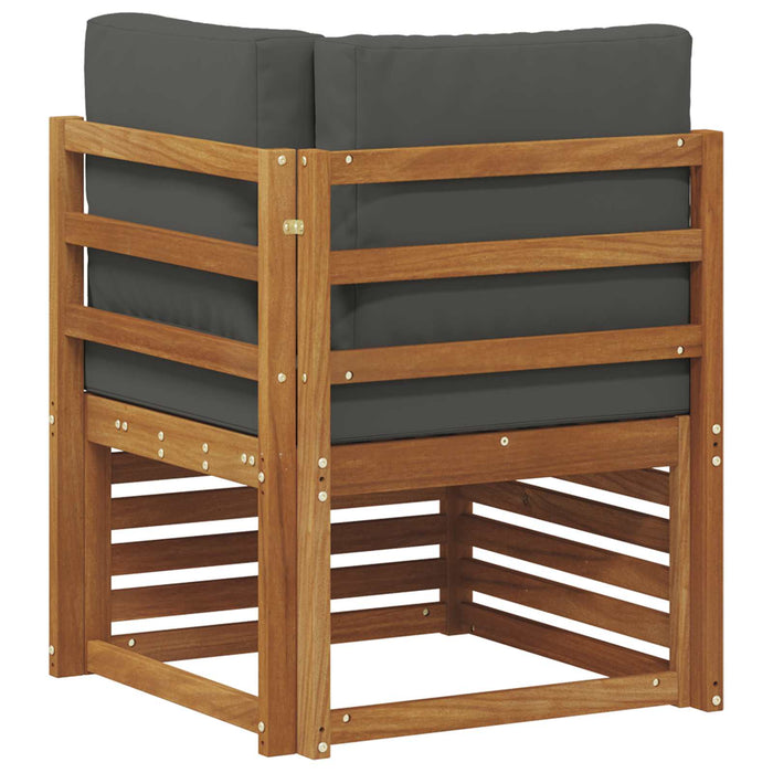 Sofa Colțar pentru Exterior Lemn Solid de Acacia natural - WALTI WALTI