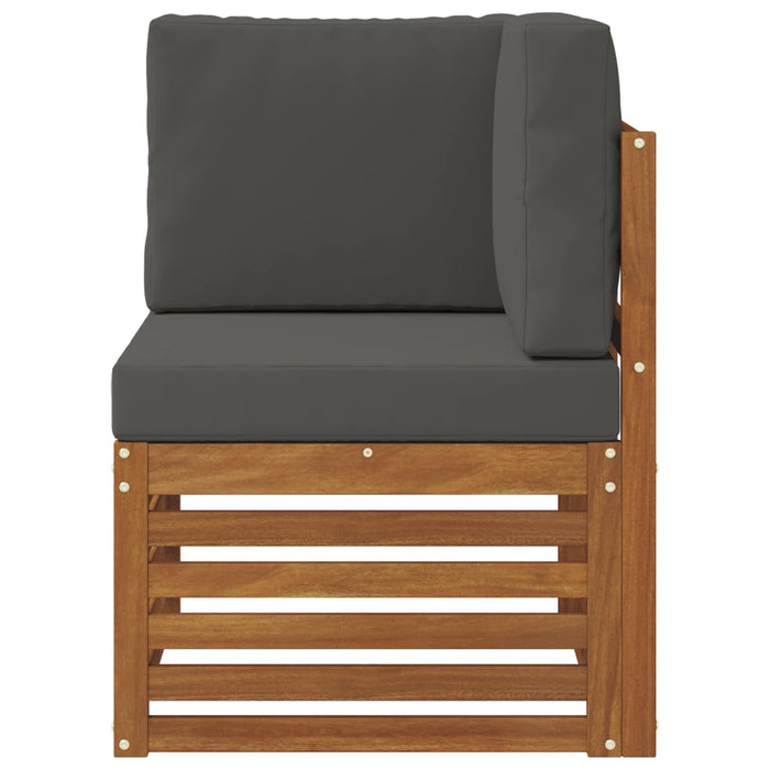 Sofa Colțar pentru Exterior Lemn Solid de Acacia natural - WALTI WALTI