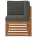 Sofa Colțar pentru Exterior Lemn Solid de Acacia natural - WALTI WALTI