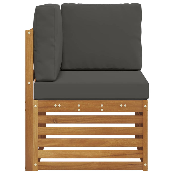 Sofa Colțar pentru Exterior Lemn Solid de Acacia natural - WALTI WALTI