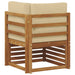 Sofa Colțar pentru Exterior Lemn Solid de Acacia natural - WALTI WALTI