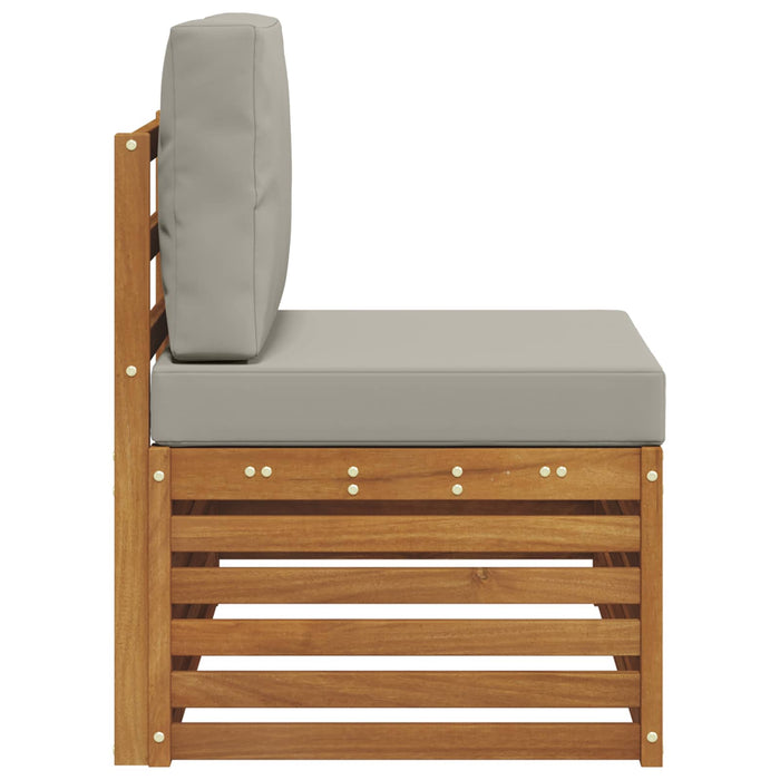 Canapea de exterior cu braț final natural 91 x 63 x 73 cm - WALTI WALTI