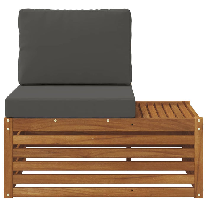Canapea de exterior cu braț final natural 91 x 63 x 73 cm - WALTI WALTI