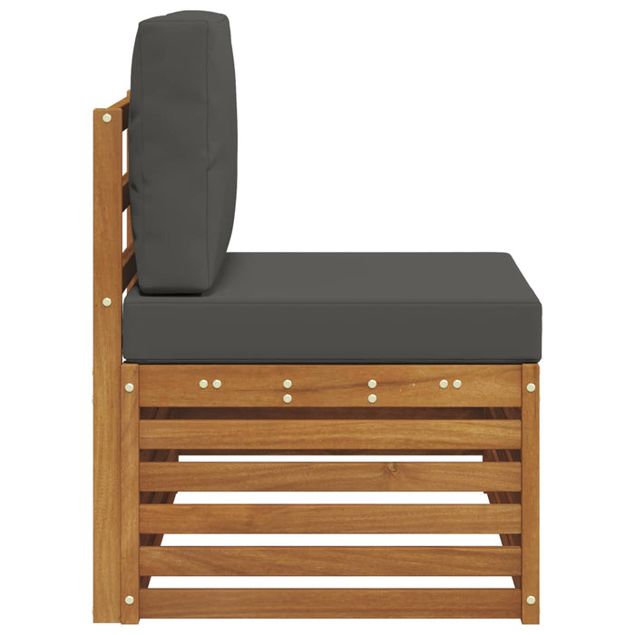 Canapea de exterior cu braț final natural 91 x 63 x 73 cm - WALTI WALTI