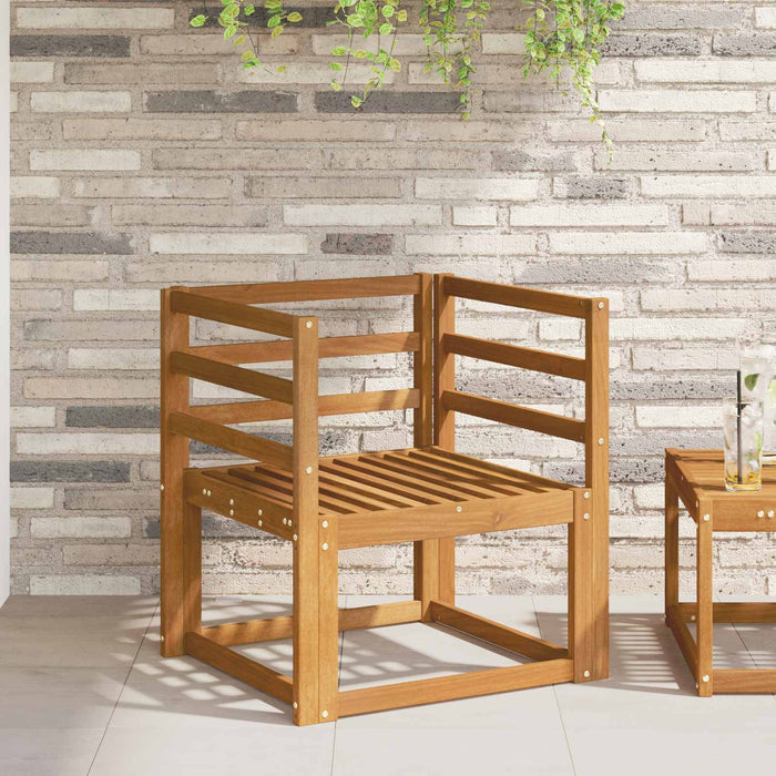 Brat 2 pcs natural 59 x 4 x 73 cm Lemn Solid de Acacia WALTI
