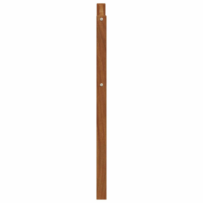 Brat 2 pcs natural 59 x 4 x 73 cm Lemn Solid de Acacia WALTI