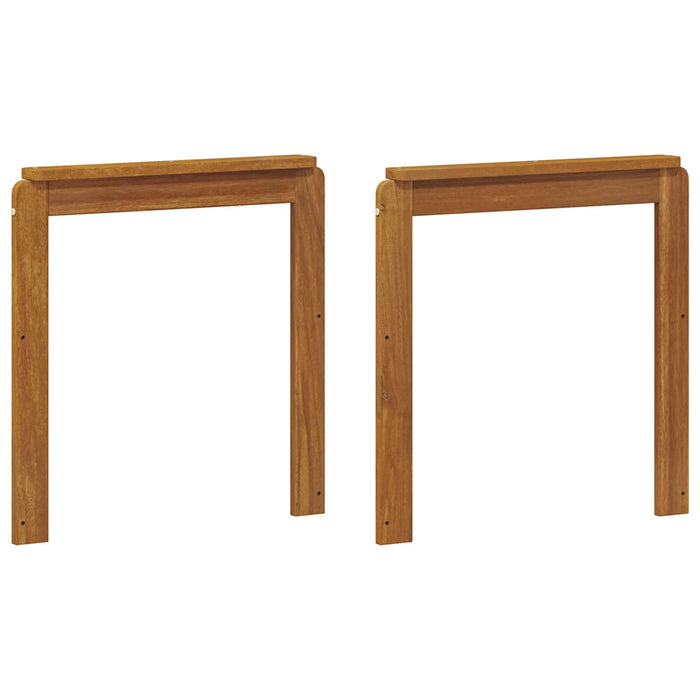 Cotiere 2 pcs Maro 59 x 6 x 61 cm Lemn compozit WALTI