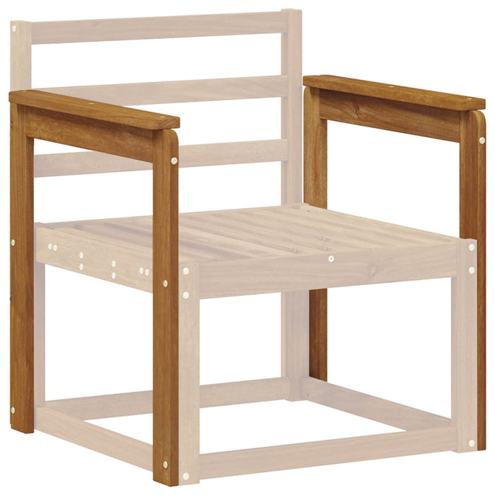 Cotiere 2 pcs Maro 59 x 6 x 61 cm Lemn compozit WALTI