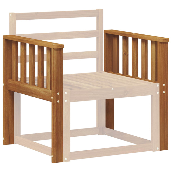 Brate 2 pcs Maro 60 x 6 x 61 cm Lemn compozit WALTI