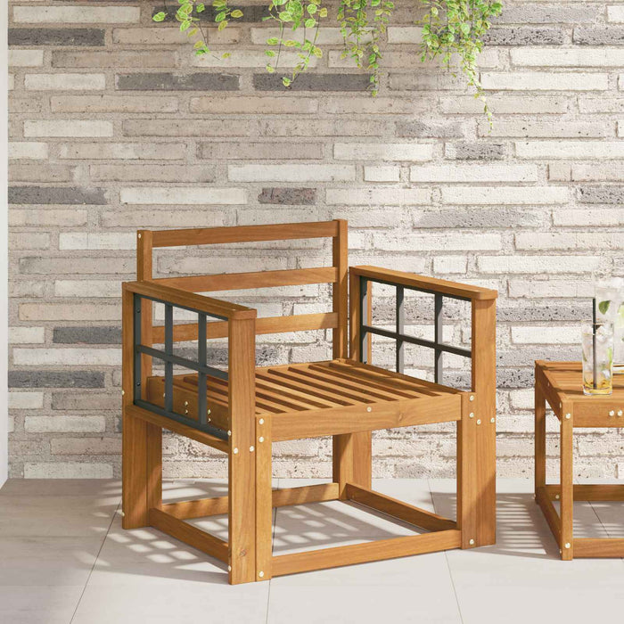 Brat 2 buc. natural 60 x 6 x 61 cm Lemn Solid de Acacia WALTI