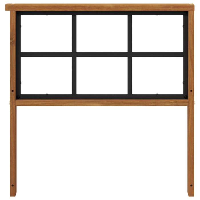 Brat 2 buc. natural 60 x 6 x 61 cm Lemn Solid de Acacia WALTI