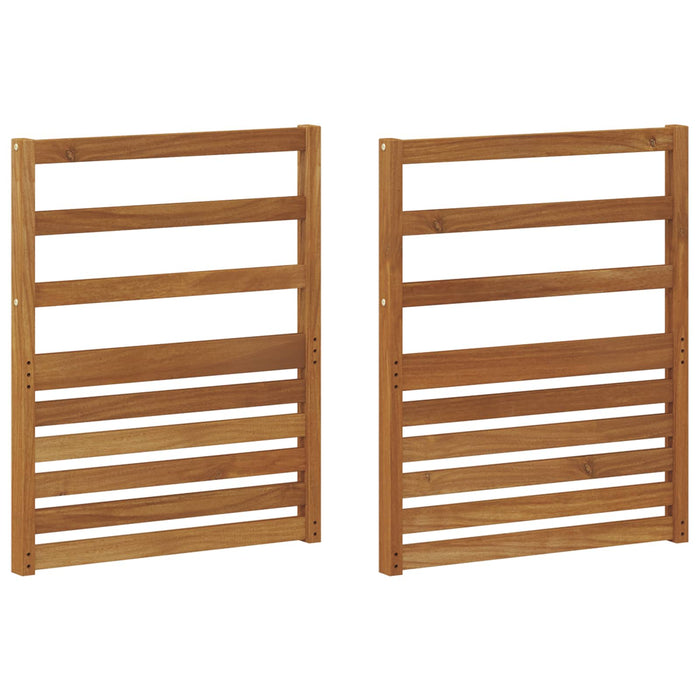 Cotiere 2 pcs Maro 59 x 4 x 73 cm Lemn compozit WALTI