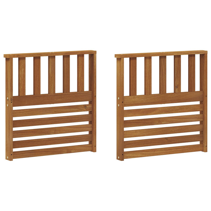 Cotiere 2 pcs Maro 60 x 6 x 61 cm Lemn compozit WALTI