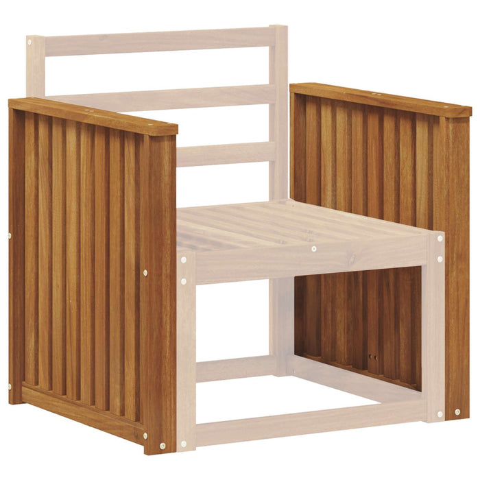 Brate 2 pcs Maro 60 x 6 x 61 cm Lemn compozit WALTI