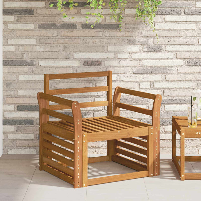 Brat 2 pcs natural 58,5 x 8 x 60 cm Lemn Solid de Acacia WALTI