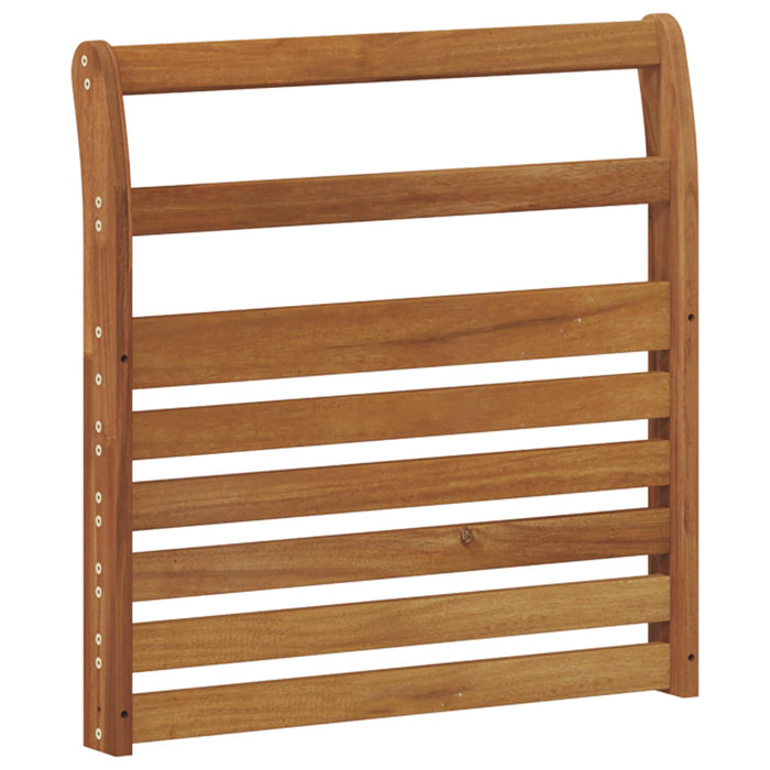Brat 2 pcs natural 58,5 x 8 x 60 cm Lemn Solid de Acacia WALTI