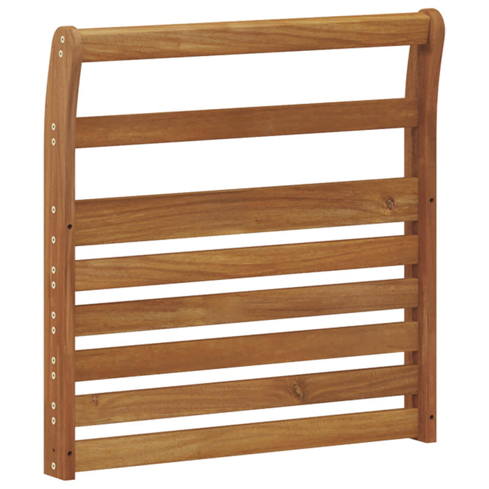 Brat 2 pcs natural 58,5 x 8 x 60 cm Lemn Solid de Acacia WALTI