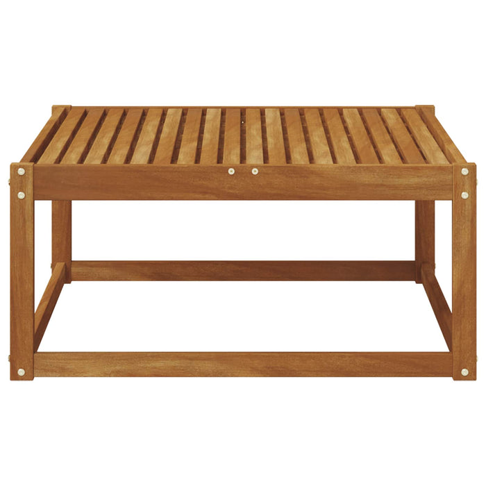 Masă de exterior Lemn Solid de Acacia natural 79 x 79 x 37 cm - WALTI WALTI