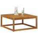 Masă de exterior Lemn Solid de Acacia natural 79 x 79 x 37 cm - WALTI WALTI