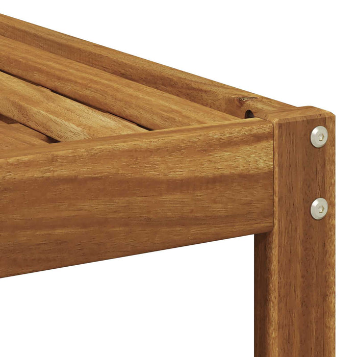 Taburet pentru exterior Lemn Solid de Acacia natural - WALTI WALTI