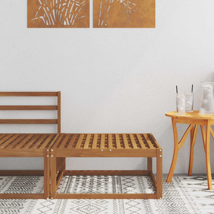 Taburet pentru exterior Lemn Solid de Acacia natural - WALTI WALTI