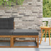 taburet Lemn Solid de Acacia Natural și Antracit - WALTI WALTI