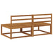 2 Bucată Sofa de mijloc Lemn Solid de Acacia natural - WALTI WALTI