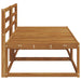 2 Bucată Sofa de mijloc Lemn Solid de Acacia natural - WALTI WALTI