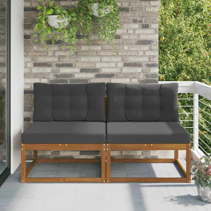 Canapea Medie pentru Exterior cu pernă 2 Bucată natural - WALTI WALTI