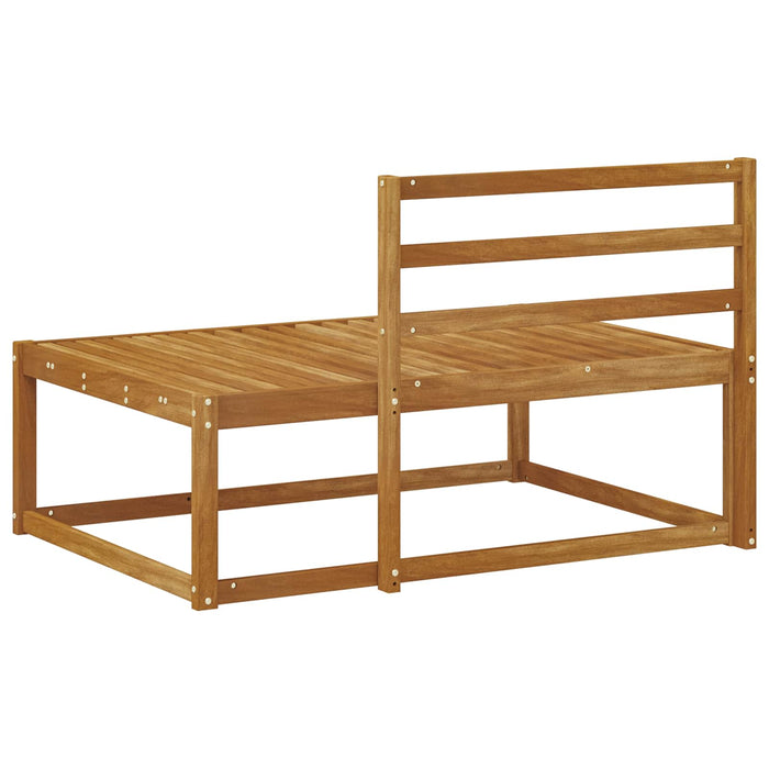 Canapea de colț natural 115 x 83 x 73 cm Lemn Solid de Acacia - WALTI WALTI