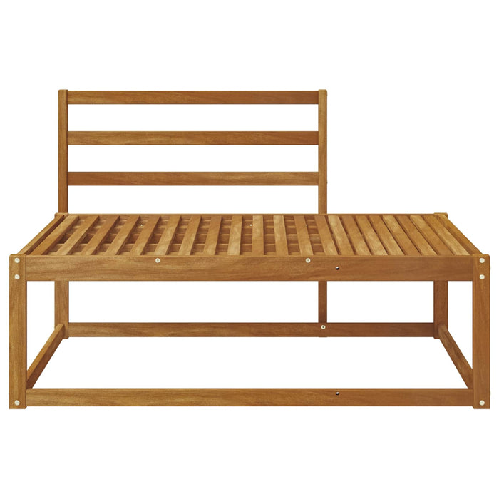 Canapea de colț natural 115 x 83 x 73 cm Lemn Solid de Acacia - WALTI WALTI