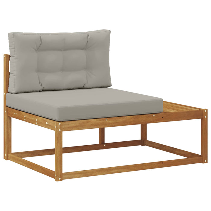 Canapea de colț Gri natural și deschis 115 x 83 x 73 cm - WALTI WALTI