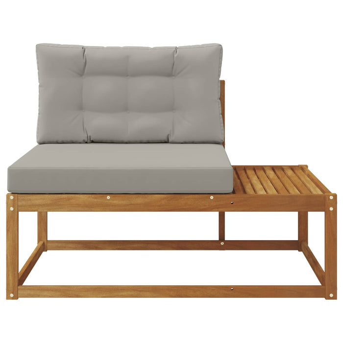 Canapea de colț Gri natural și deschis 115 x 83 x 73 cm - WALTI WALTI