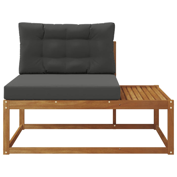 Canapea de colț cu pernă Natural și Antracit 115 x 83 x 73 cm - WALTI WALTI