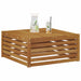 Masă de exterior Lemn Solid de Acacia natural 79 x 79 x 37 cm - WALTI WALTI