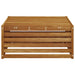 Masă de exterior Lemn Solid de Acacia natural 79 x 79 x 37 cm - WALTI WALTI