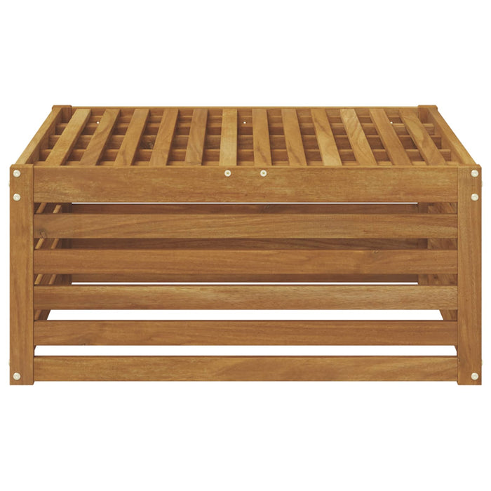 Taburet pentru exterior natural 79 x 79 x 37 cm - WALTI WALTI