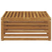 Taburet pentru exterior natural 79 x 79 x 37 cm - WALTI WALTI