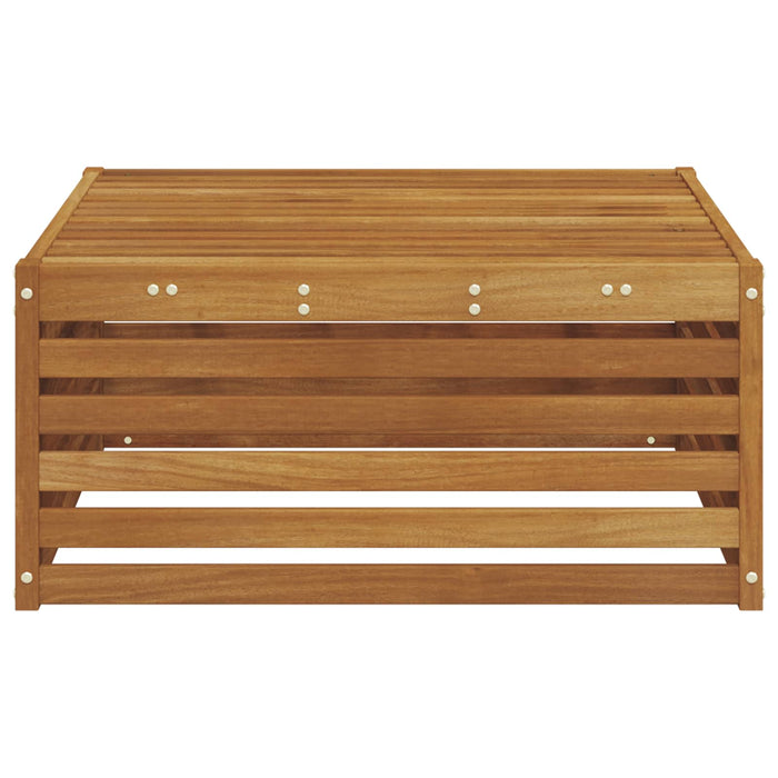 Taburet pentru exterior natural 79 x 79 x 37 cm - WALTI WALTI