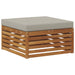 taburet Lemn Solid de Acacia Gri natural și deschis - WALTI WALTI