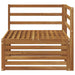 Canapea colțar Lemn Solid de Acacia natural 83 x 83 x 73 cm - WALTI WALTI