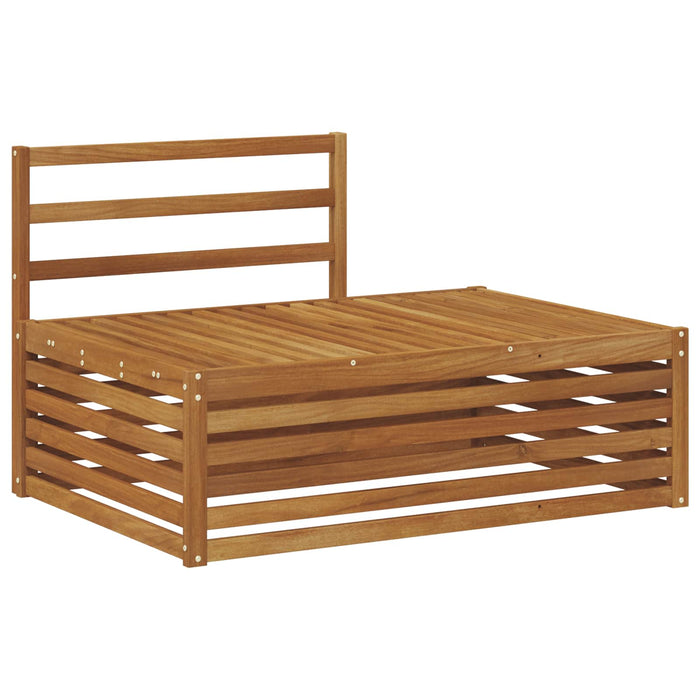 Canapea de exterior cu braț final natural 115 x 83 x 73 cm - WALTI WALTI