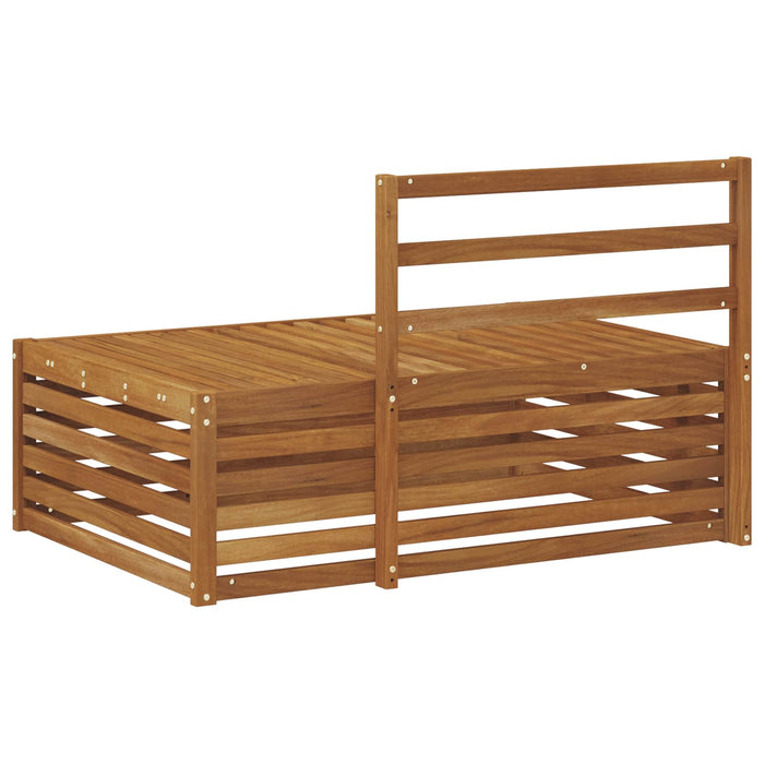 Canapea de exterior cu braț final natural 115 x 83 x 73 cm - WALTI WALTI